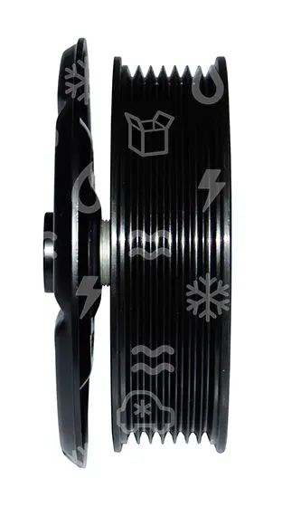 spojka pro kompresor DENSO, 110 mm, poly V7, 35x52x12mm